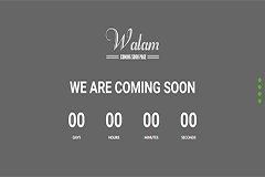 Walam – Multi-Purpose Coming Soon free Html Bootstrap Template
