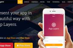 AppLayers – Free Responsive Bootstrap App Landing HTML5 Template