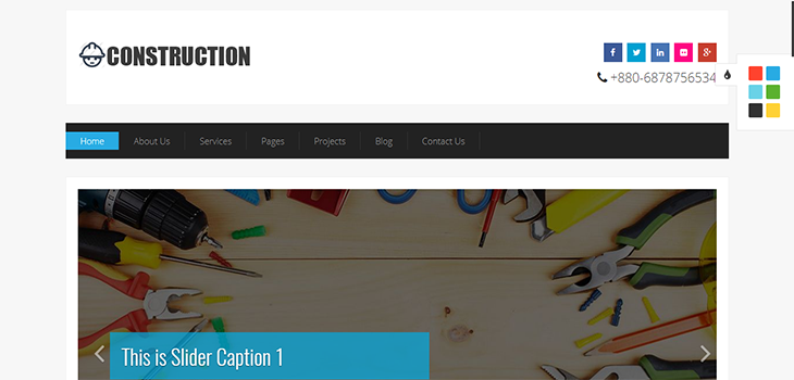 Construction – Free Construction HTML Template