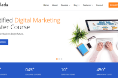 Digital Marketing Courses Website Template