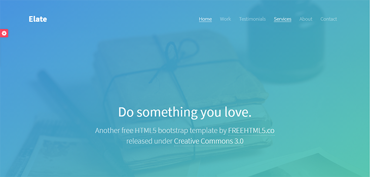 Elate Free HTML5 Bootstrap Template