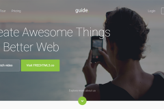 Guide Free HTML5 Bootstrap Template