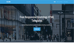 Iscon Free Start Bootstrap Website Template