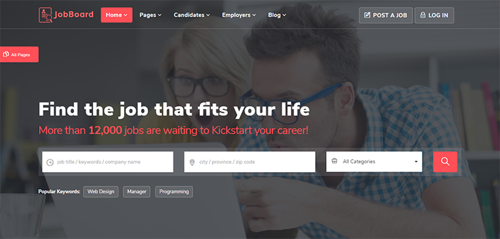 JobBoard – Bootstrap HTML5 Job Portal Template