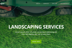 Landscaper Free Landscaping Website Template