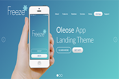 Oleose Eye Catching Mobile App Landing Page
