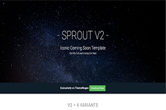 Sprout – Coming soon bootstrap templates