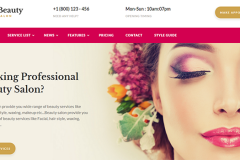 Beauty Salon Websites Template