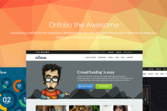 Drifolio – Free Responsive Bootstrap Dribbble Portfolio Template