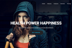 Fitness – One Page Fitness & Gym HTML Theme