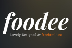 Foodee – Free Bootstrap Template