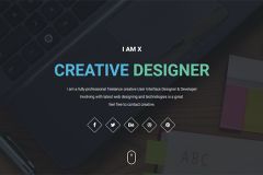IAMX – Bootstrap HTML Resume Template