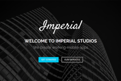 Imperial Free Onepage Bootstrap Theme