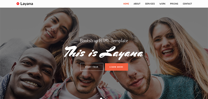 Layana Free Bootstrap HTML Template