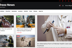 River – Free Bootstrap Template for News