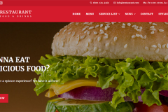 Restaurant Responsive Website Template