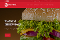 Restaurant Responsive Website Template