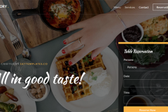 Savory Restaurant HTML Template