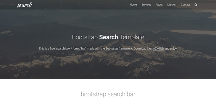 Bootstrap search