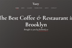 Tasty – Free Bootstrap Template