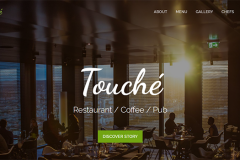 Touche Free Restaurant Website Template