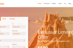 Travel Free HTML5 Bootstrap Template