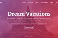 Voyage – Bootstrap Website Template